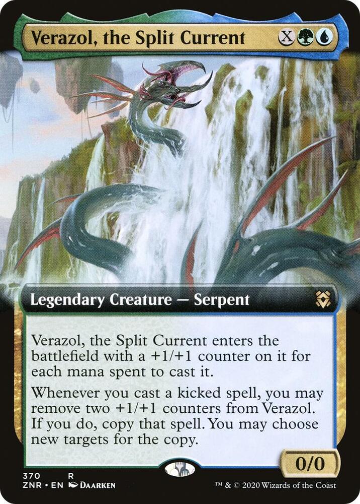 Verazol, the Split Current (Extended Art) [Zendikar Rising] 370