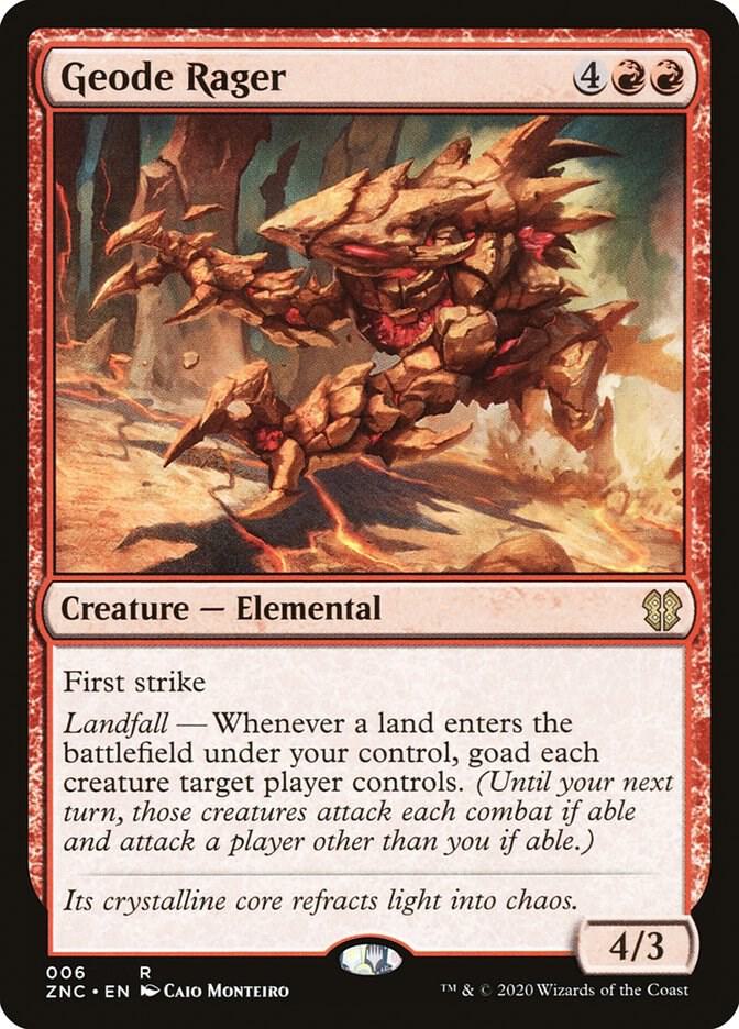Geode Rager [Commander: Zendikar Rising] 6