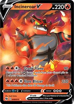 Incineroar V [Champion's Path] 08/73