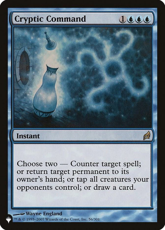Cryptic Command (LRW) [The List Reprints] 56/301
