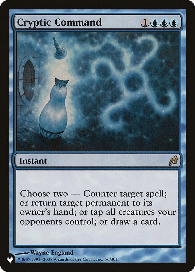 Cryptic Command (LRW) [The List Reprints] 56/301