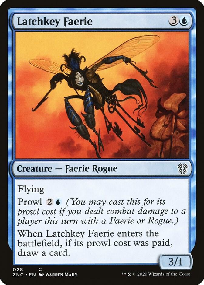 Latchkey Faerie [Commander: Zendikar Rising] 28