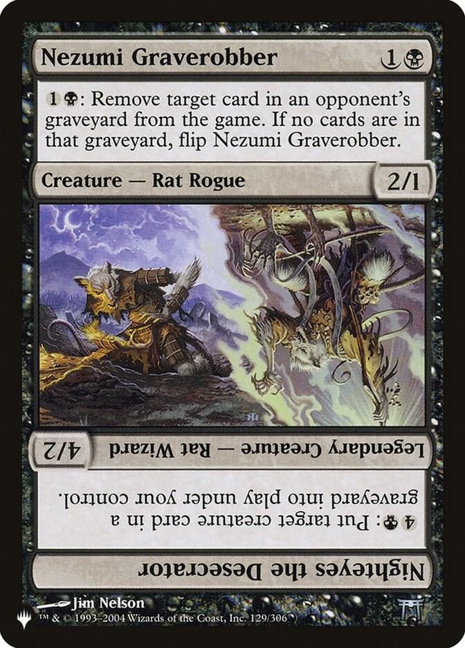 Nezumi Graverobber // Nighteyes the Desecrator [The List Reprints] 129/306