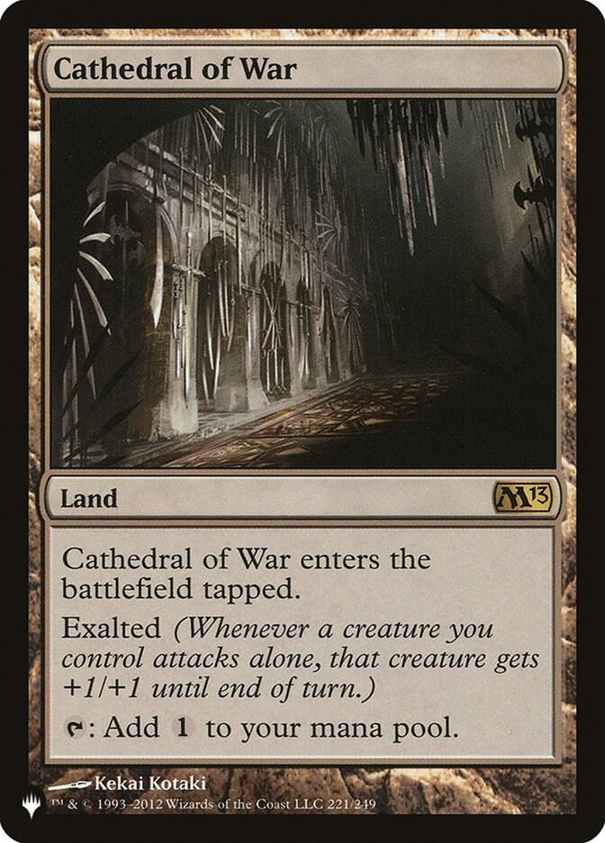 Cathedral of War [The List Reprints] 221/249