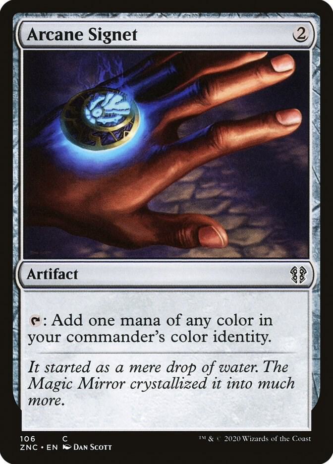 Arcane Signet [Commander: Zendikar Rising] 106
