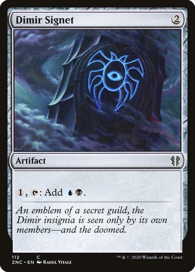 Dimir Signet [Commander: Zendikar Rising] 112
