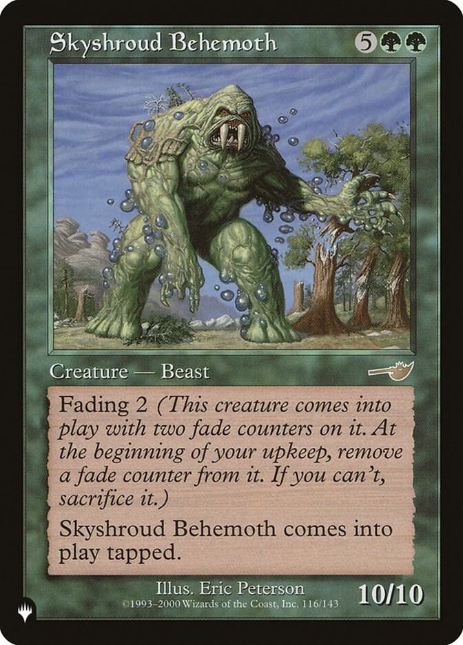 Skyshroud Behemoth [The List Reprints] 116/143