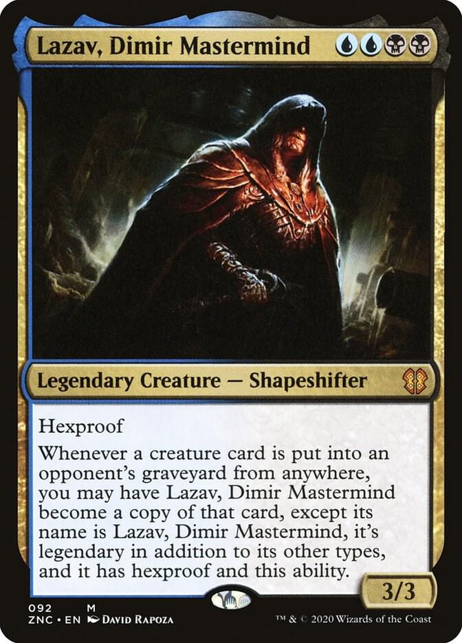 Lazav, Dimir Mastermind [Commander: Zendikar Rising] 92