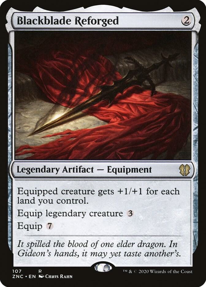 Blackblade Reforged [Commander: Zendikar Rising] 107