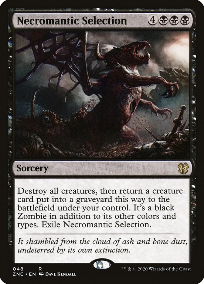 Necromantic Selection [Commander: Zendikar Rising] 48