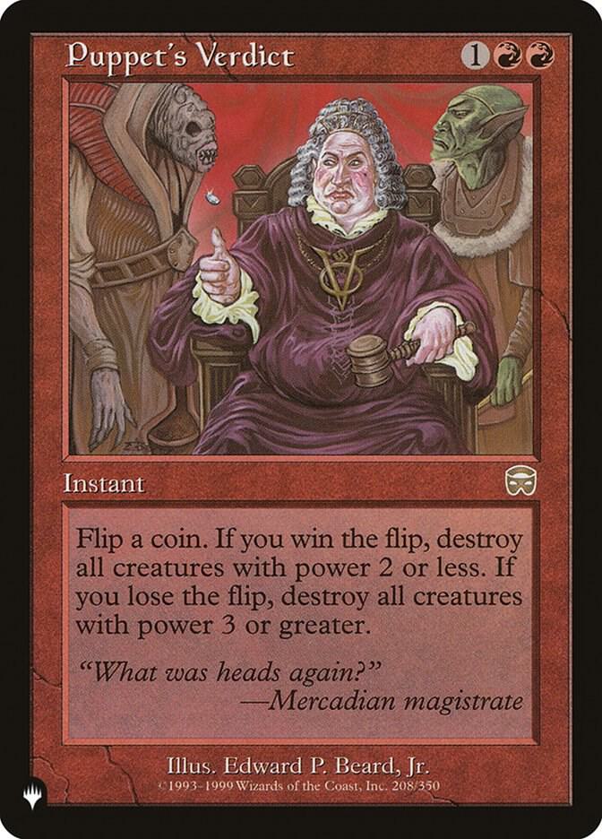 Puppet's Verdict [The List Reprints] 208/350