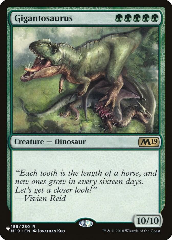 Gigantosaurus [The List Reprints] 185/280