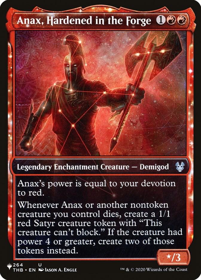 Anax, Hardened in the Forge (Showcase) [The List Reprints] 264/254
