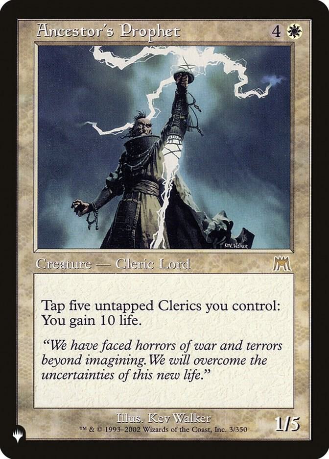 Ancestor's Prophet [The List Reprints] 3/350