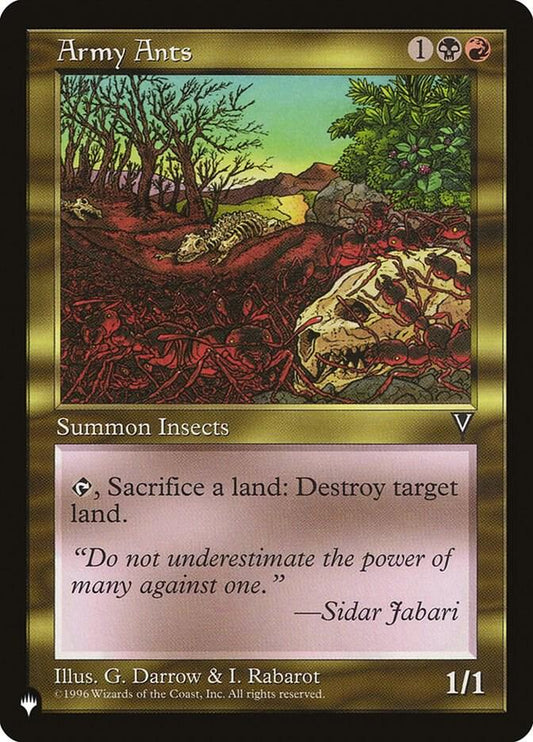 Army Ants [The List Reprints]