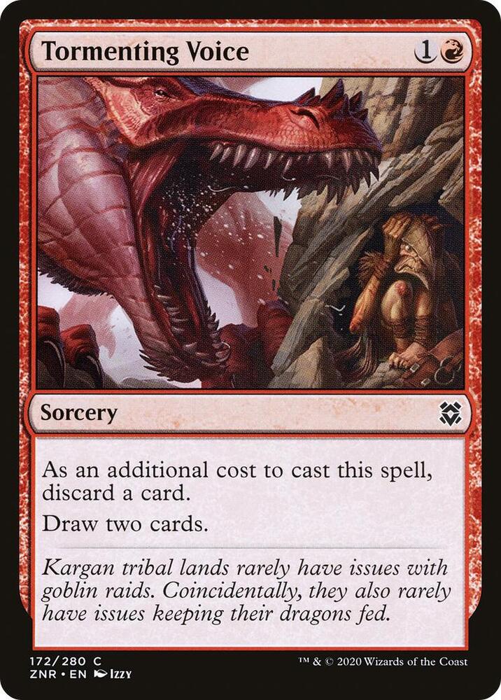 Tormenting Voice [Zendikar Rising] 172