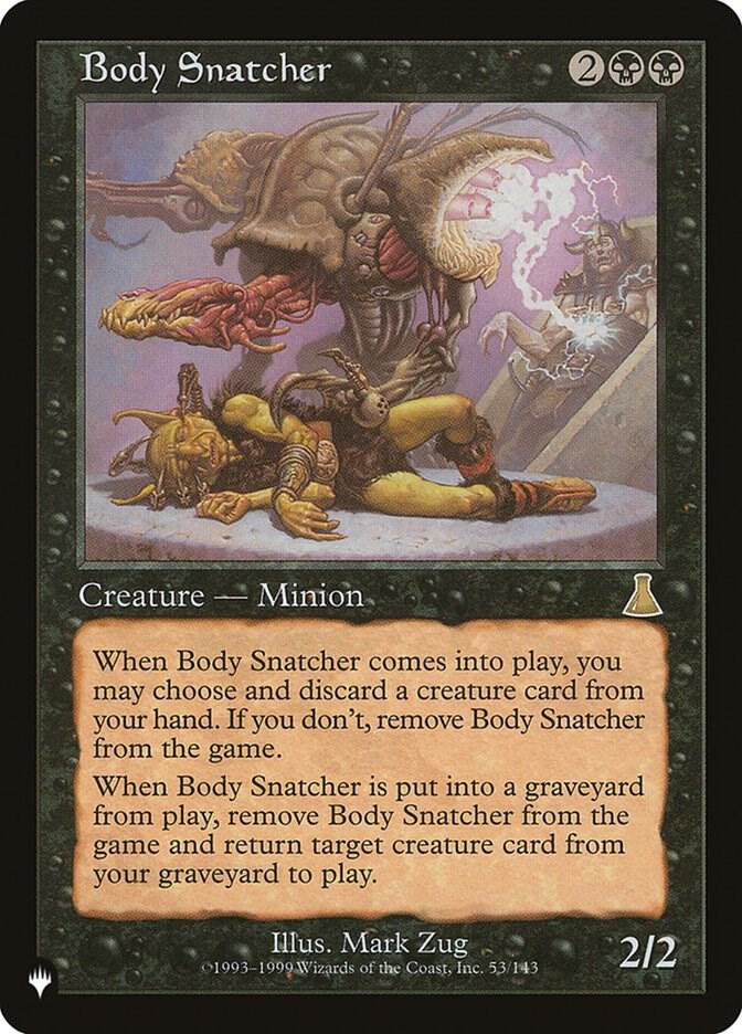 Body Snatcher [The List Reprints] 53/143