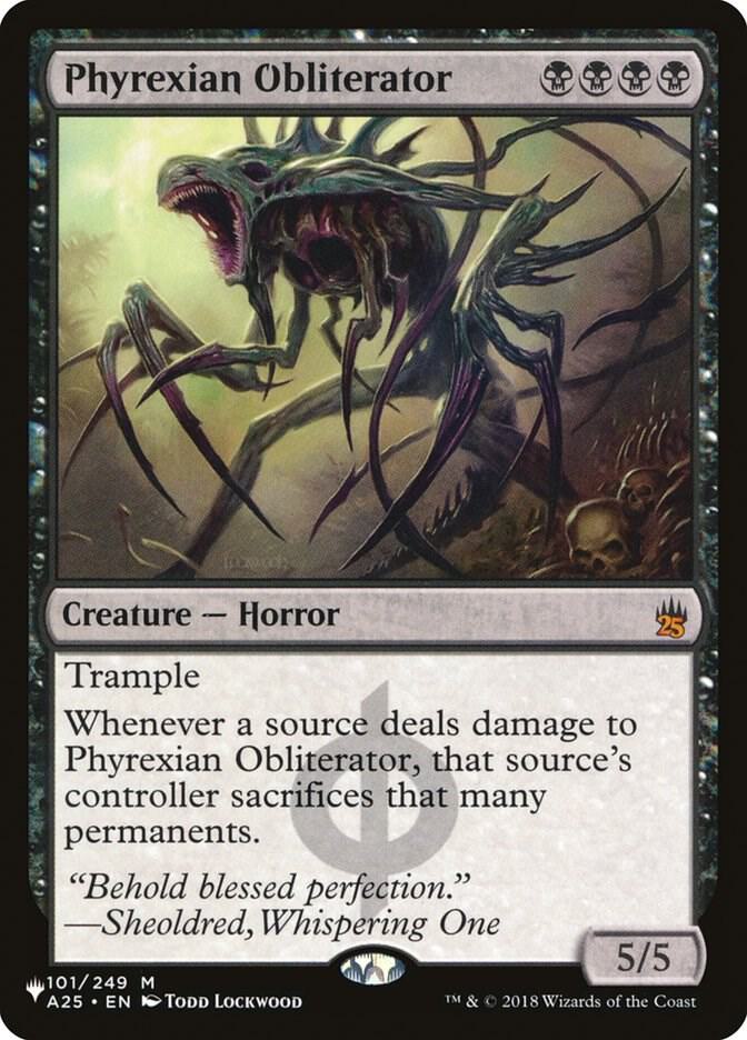 Phyrexian Obliterator [The List Reprints] 101/249