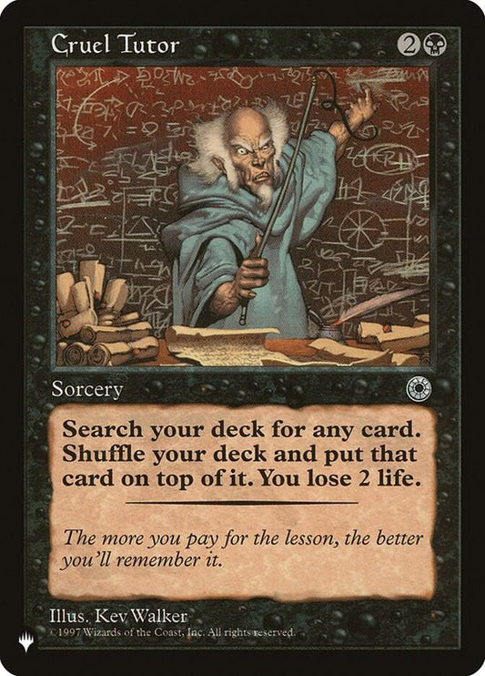 Cruel Tutor [The List Reprints]
