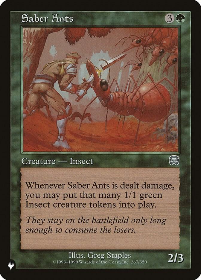 Saber Ants [The List Reprints] 267/350