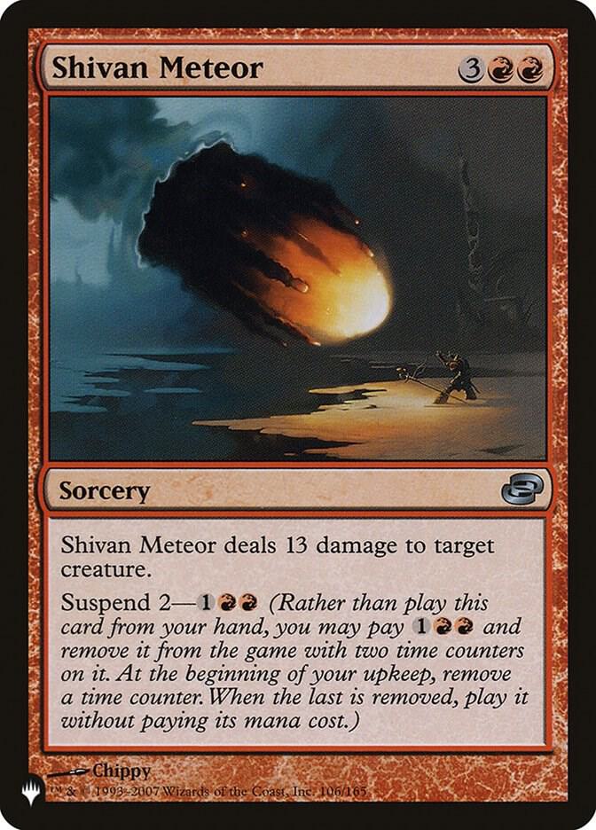 Shivan Meteor [The List Reprints] 106/165