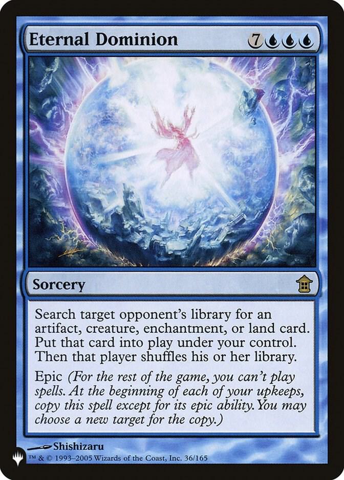 Eternal Dominion [The List Reprints] 36/165