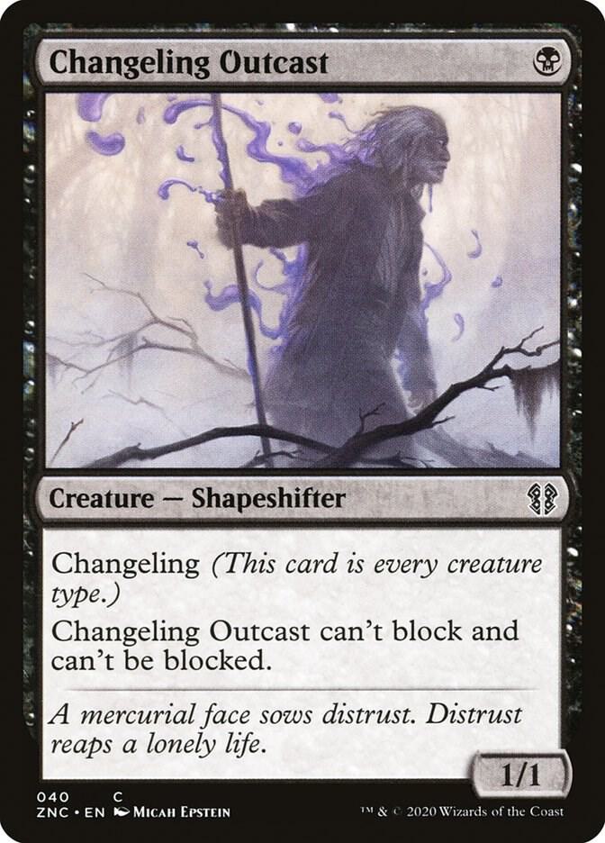 Changeling Outcast [Commander: Zendikar Rising] 40