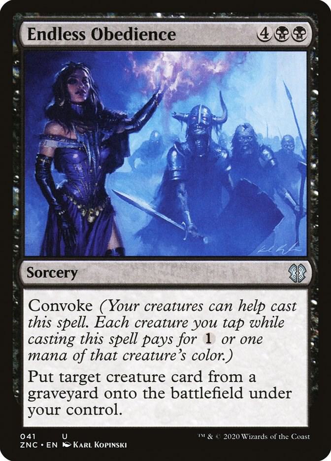 Endless Obedience [Commander: Zendikar Rising] 41
