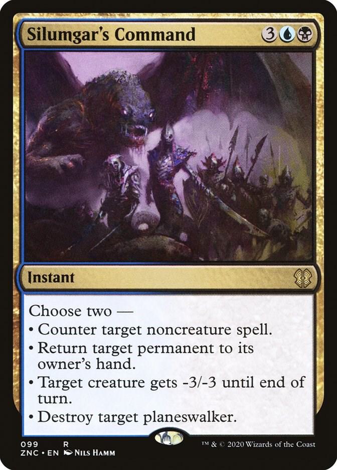 Silumgar's Command [Commander: Zendikar Rising] 99