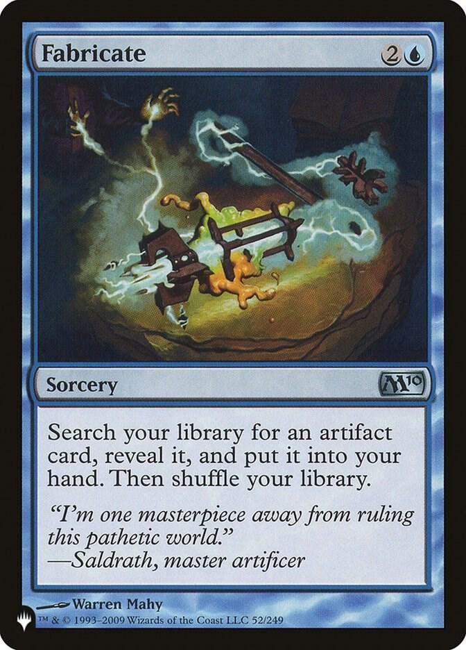 Fabricate [The List Reprints] 52/249
