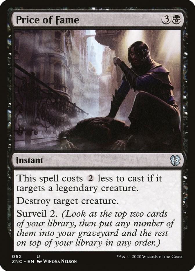 Price of Fame [Commander: Zendikar Rising] 52