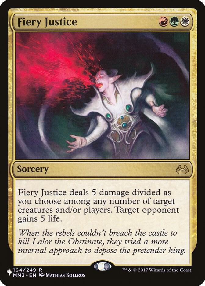 Fiery Justice [The List Reprints] 164/249