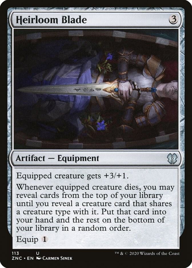 Heirloom Blade [Commander: Zendikar Rising] 113