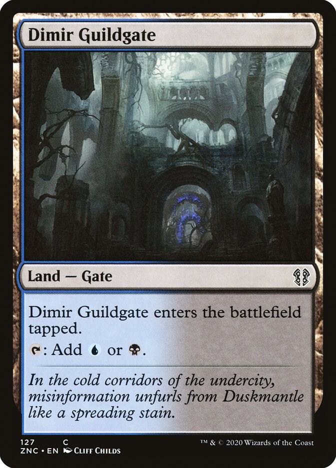 Dimir Guildgate [Commander: Zendikar Rising] 127