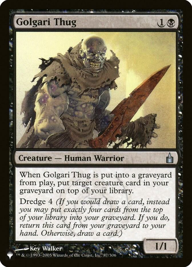 Golgari Thug [The List Reprints] 87/306