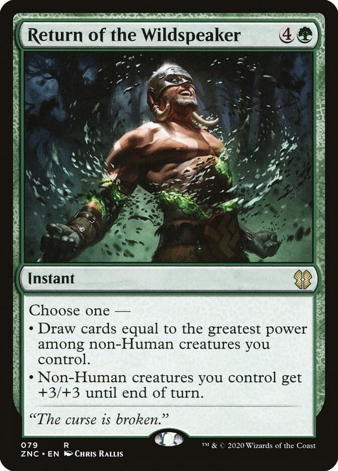 Return of the Wildspeaker [Commander: Zendikar Rising] 79