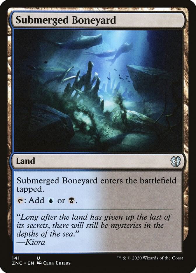 Submerged Boneyard [Commander: Zendikar Rising] 141