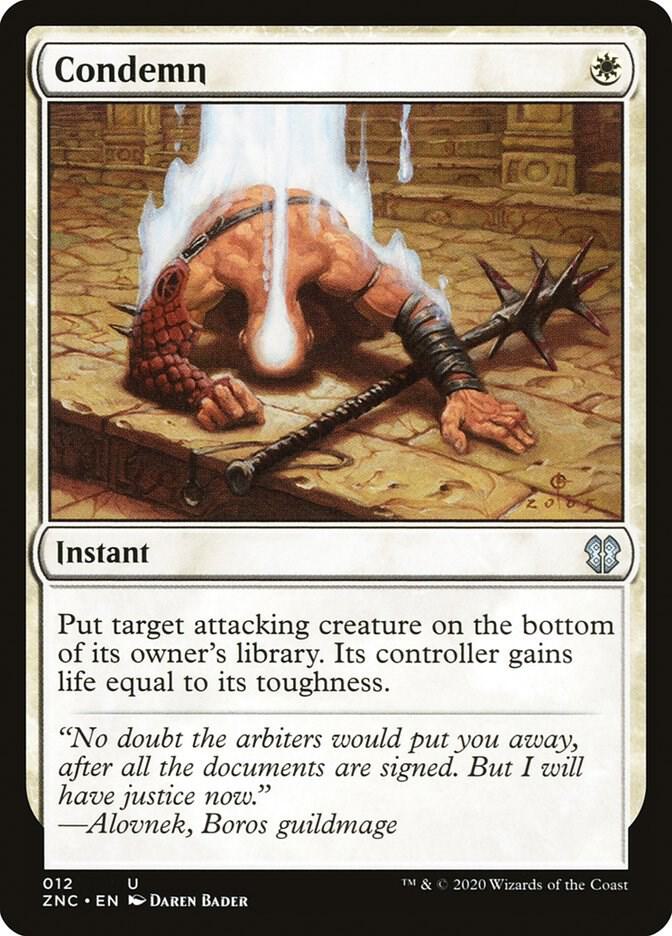 Condemn [Commander: Zendikar Rising] 12