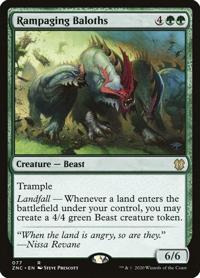Rampaging Baloths [Commander: Zendikar Rising] 77