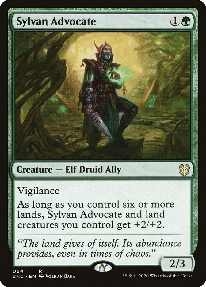 Sylvan Advocate [Commander: Zendikar Rising] 84