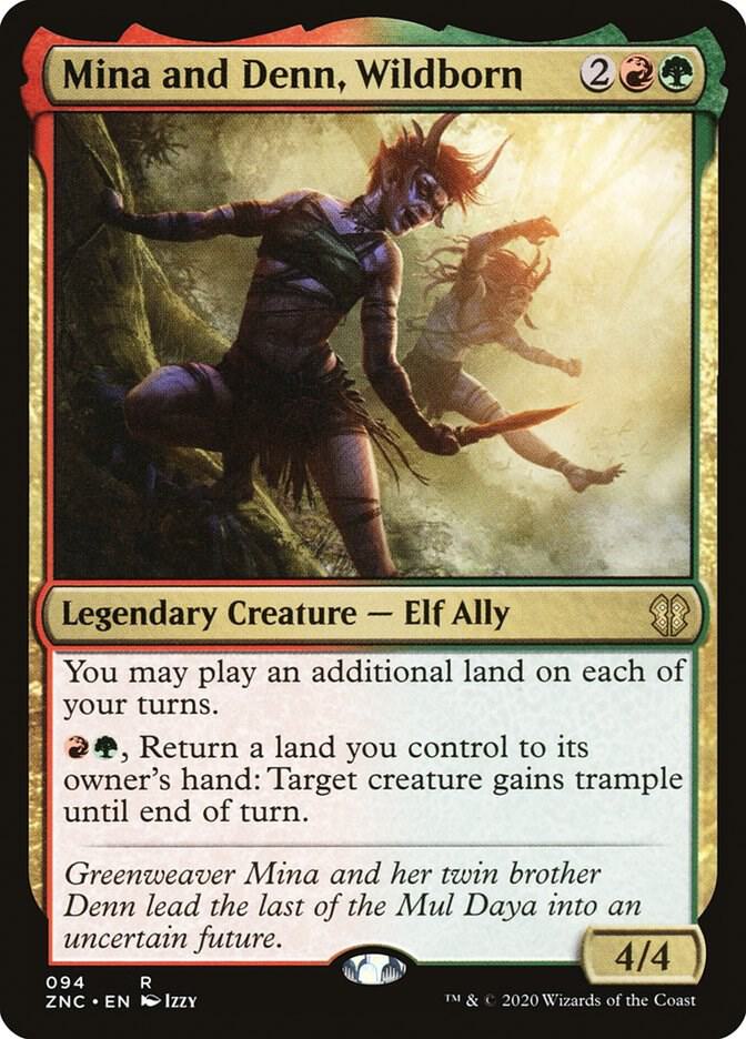 Mina and Denn, Wildborn [Commander: Zendikar Rising] 94
