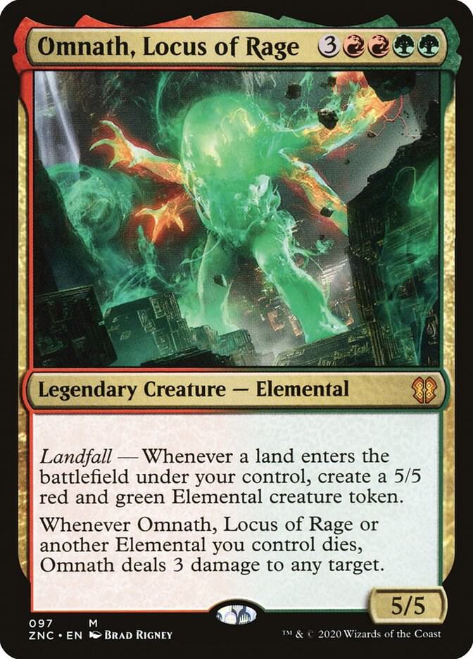 Omnath, Locus of Rage [Commander: Zendikar Rising] 97