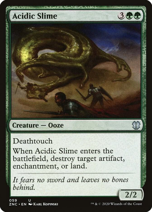 Acidic Slime [Commander: Zendikar Rising] 59