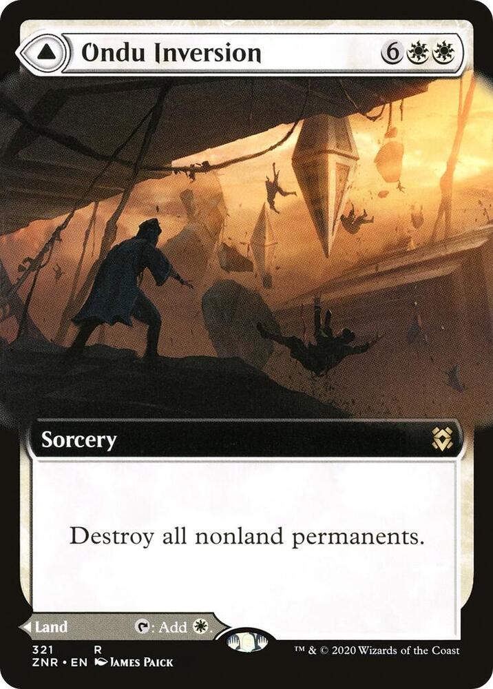Ondu Inversion (Extended Art) [Zendikar Rising] 321