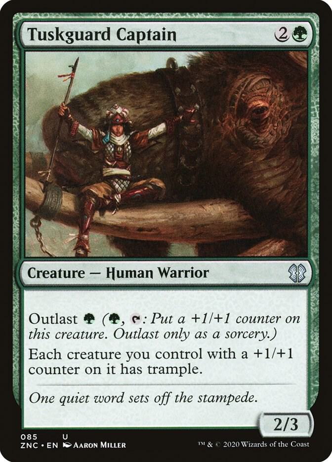 Tuskguard Captain [Commander: Zendikar Rising] 85