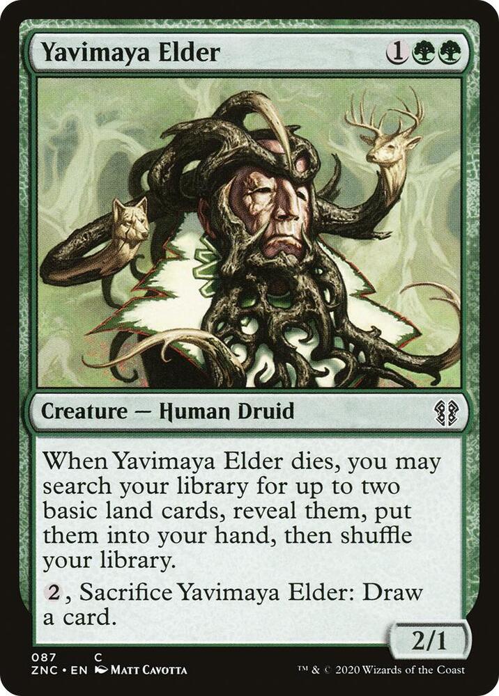 Yavimaya Elder [Commander: Zendikar Rising] 87