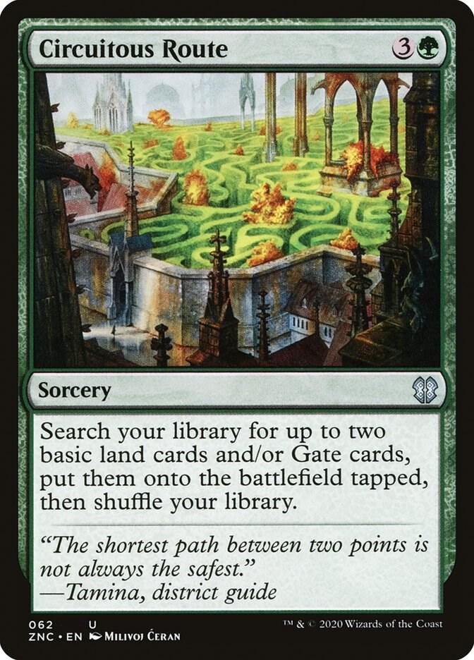Circuitous Route [Commander: Zendikar Rising] 62