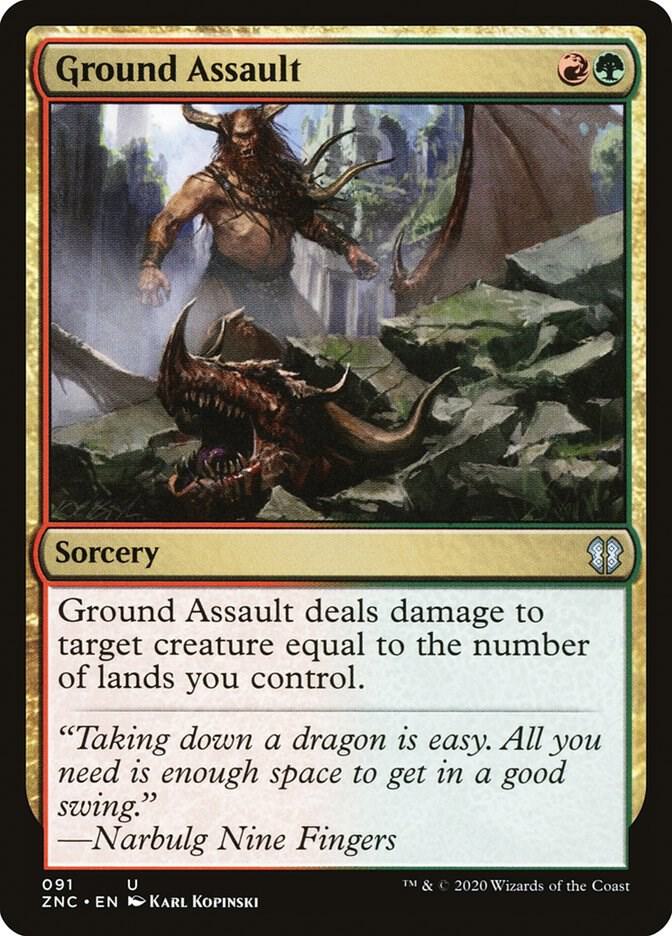 Ground Assault [Commander: Zendikar Rising] 91