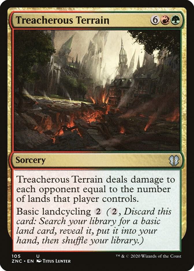Treacherous Terrain [Commander: Zendikar Rising] 105