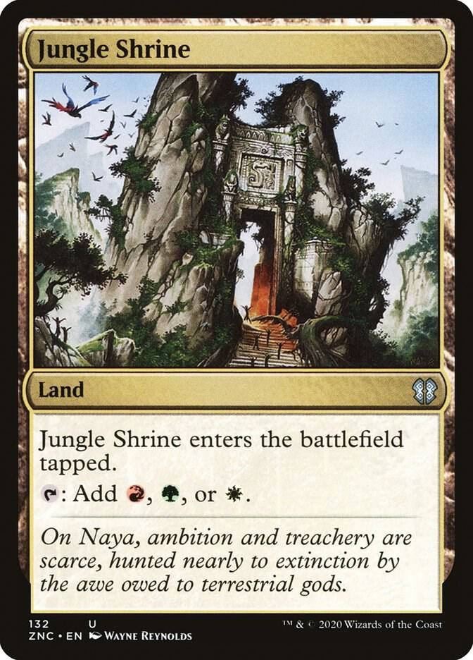 Jungle Shrine [Commander: Zendikar Rising] 132